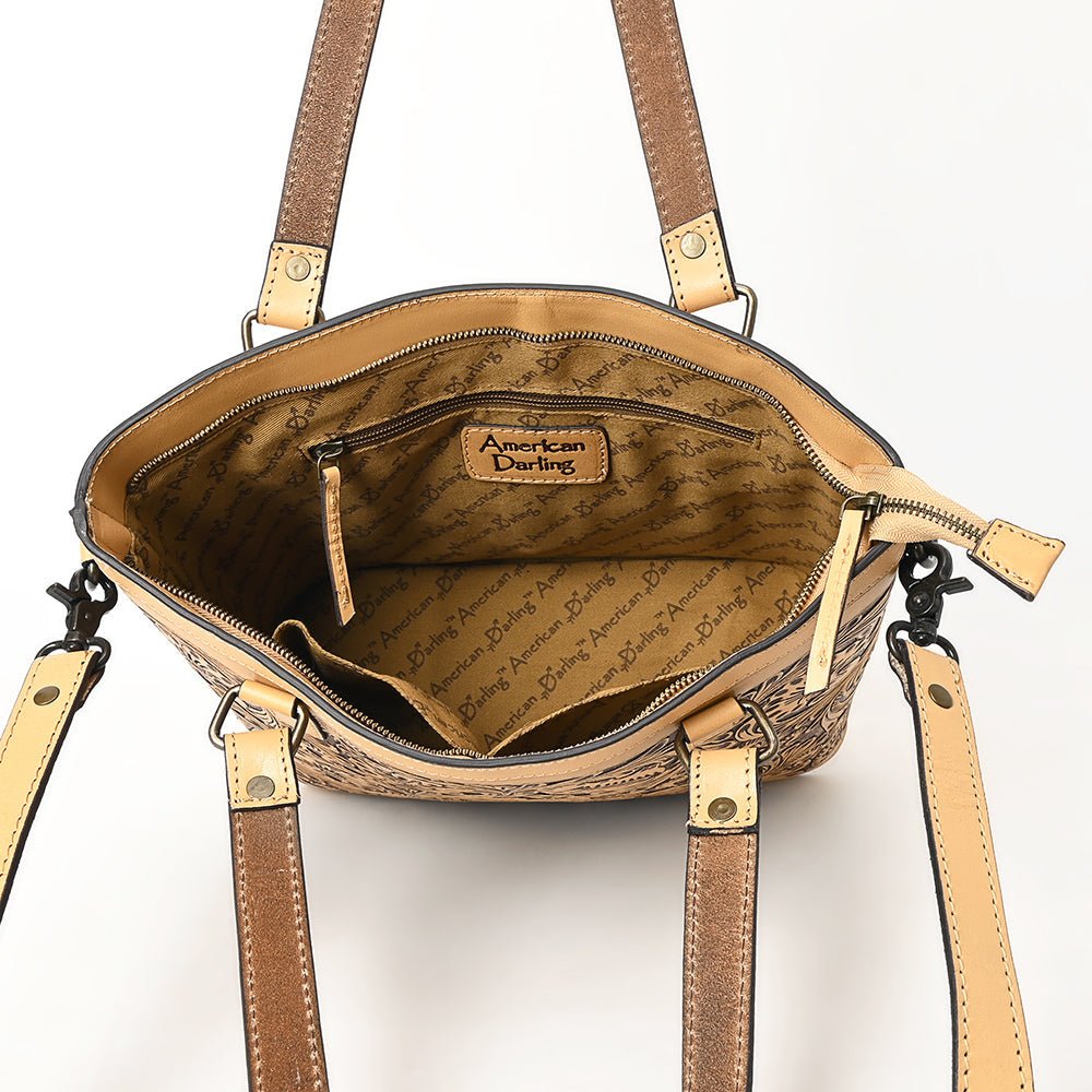 American Darling Hand Tooled Genuine Leather