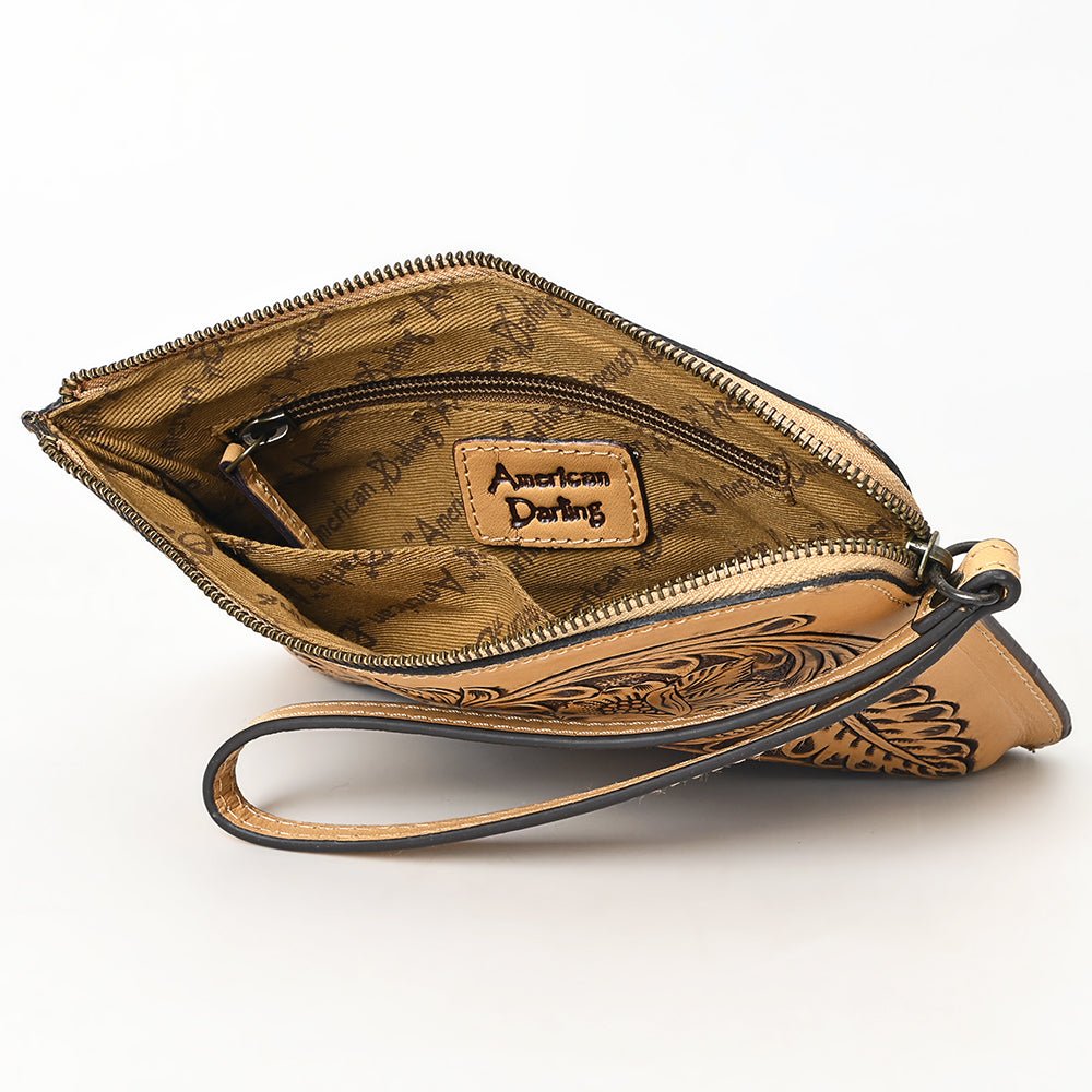 American Darling Hand Tooled Genuine Leather