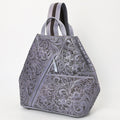 Ohlay Backpack Hand Tooled Genuine Leather