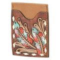 Ohlay Ohccg102a Card-Holder Hand Tooled Genuine Leather