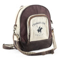 OHLAY Upcycled Canvas Leather Crossbody Bag