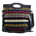 OHLAY Upcycled Wool Leather Clutch