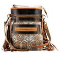 OHLAY Upcycled Canvas Leather Crossbody Bag