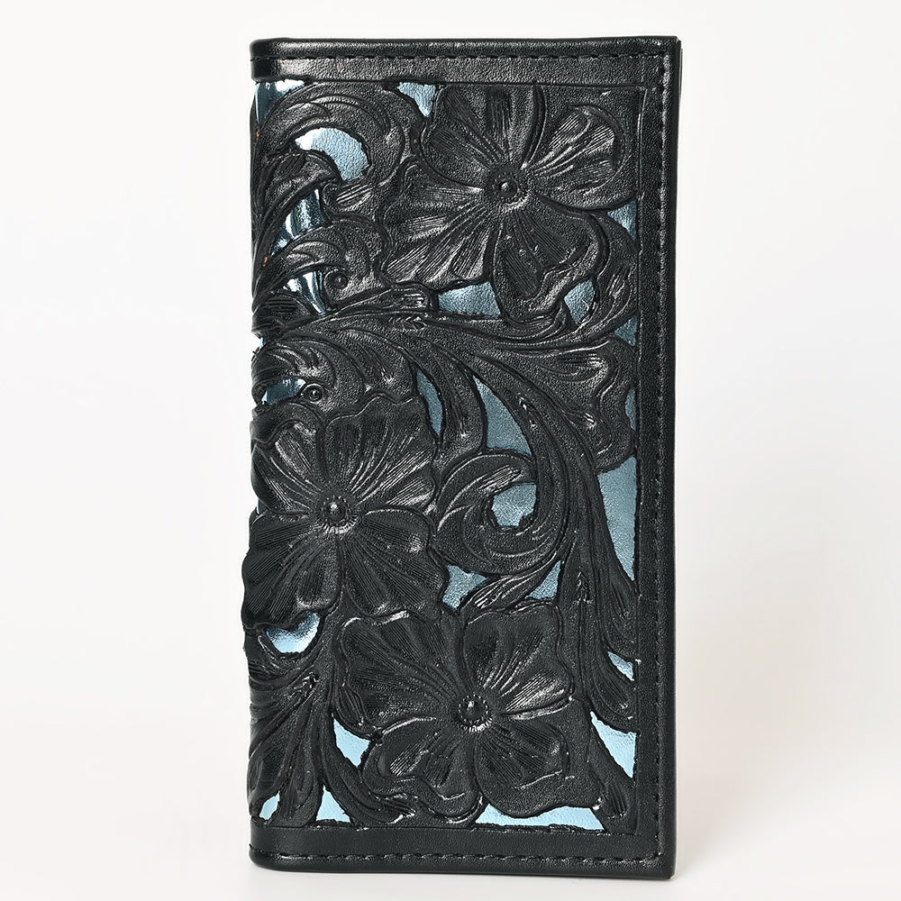 Ohlay Wallet Hand Tooled Genuine Leather