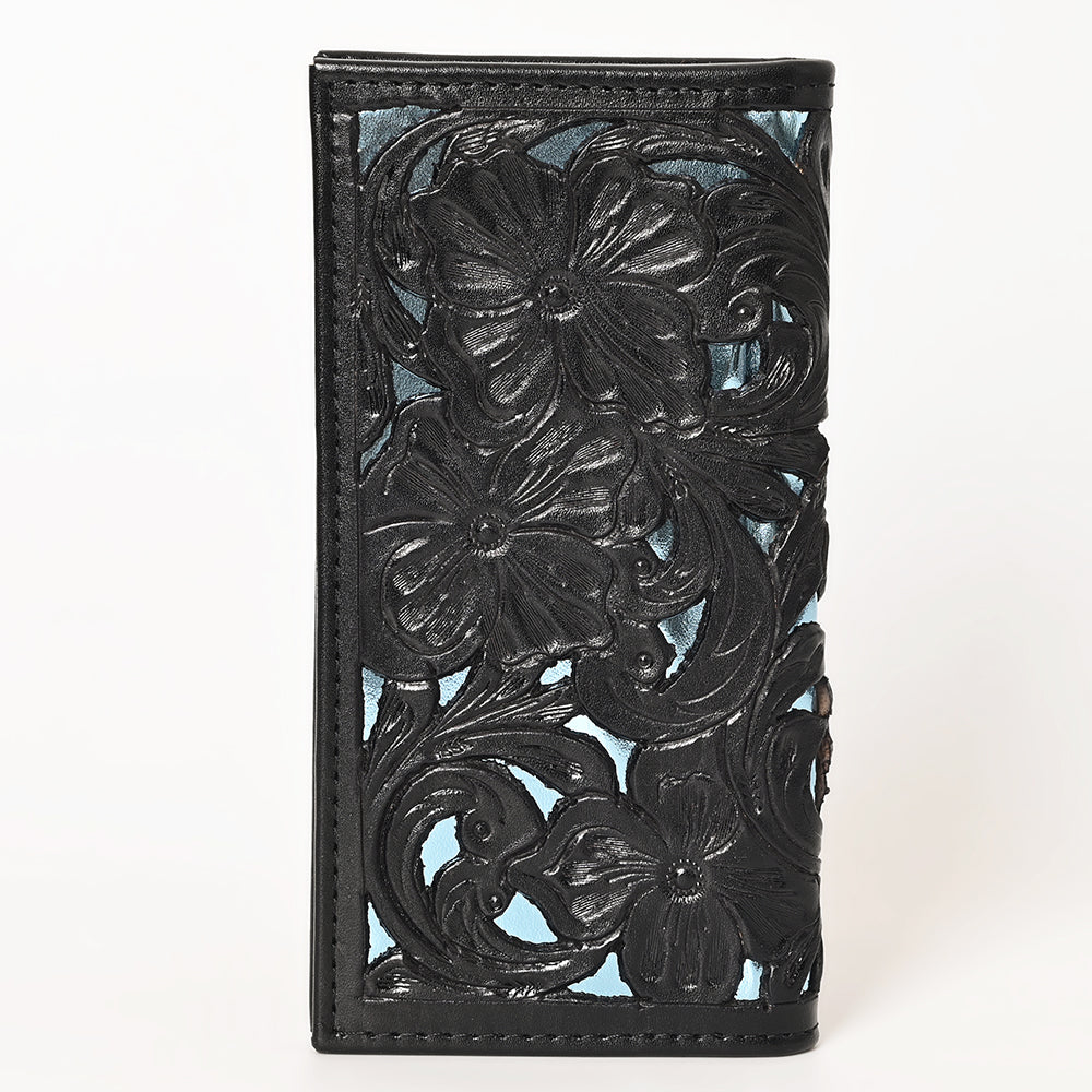 Ohlay Wallet Hand Tooled Genuine Leather