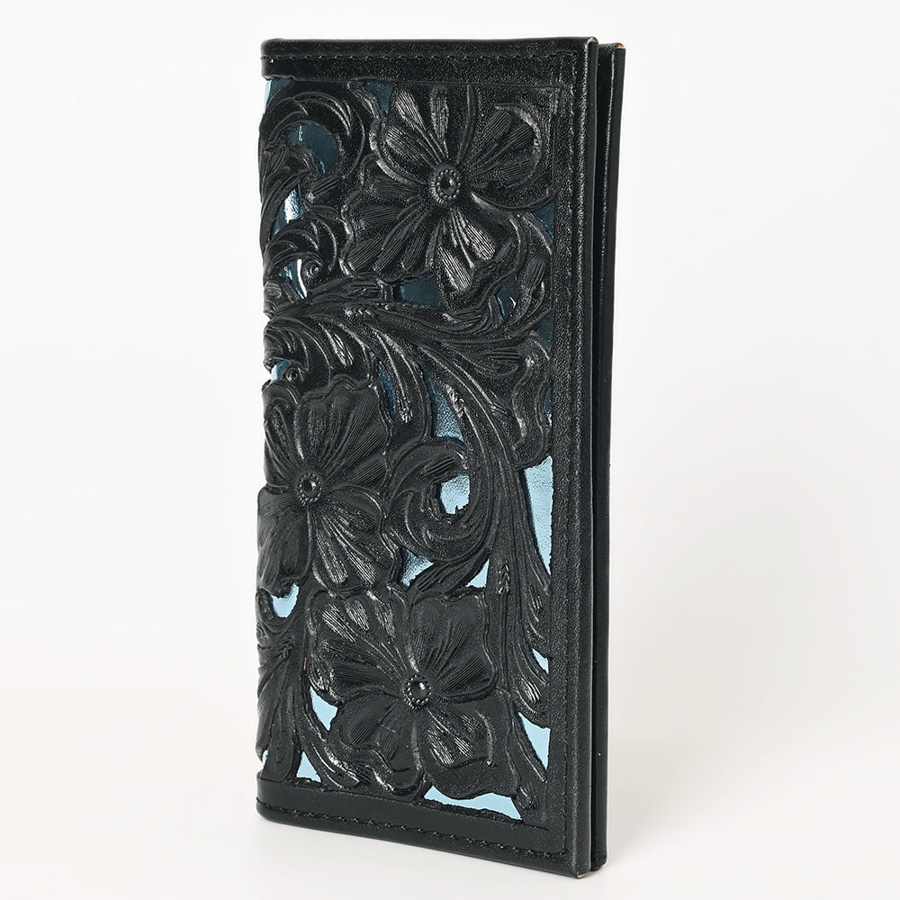 Ohlay Wallet Hand Tooled Genuine Leather