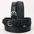 HILASON Western Genuine Leather Belt for Men Women Cowboy Cowgirl Handmade Unisex Full Grain Heavy Duty Tooled Belt for Jeans