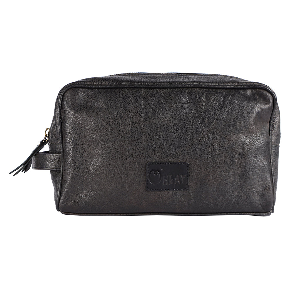 OHLAY Toiletry Hand Tooled Genuine Leather Women Bag Western Handbag Purse | Womens Handbags Belt for Summer