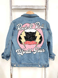 World Tour Graphic Denim Jacket