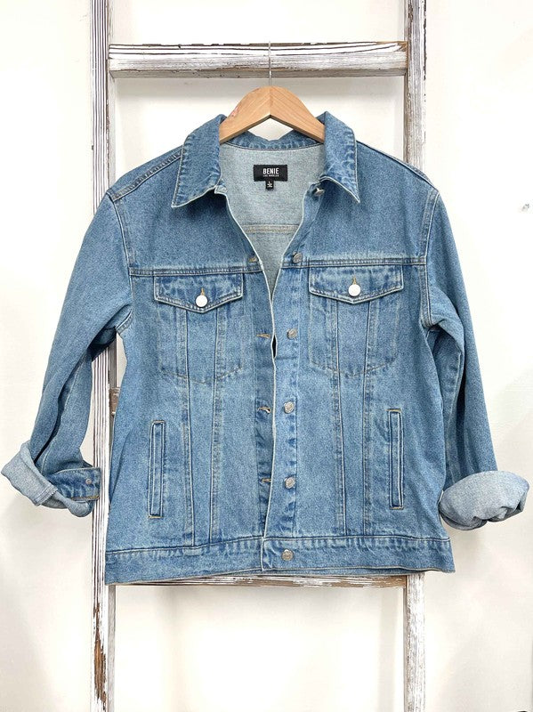 World Tour Graphic Denim Jacket — view 2