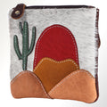 American Darling Coin Purse Hair on Genuine Leather Western Women Bag | Handbag Wristlet Travel Clutch