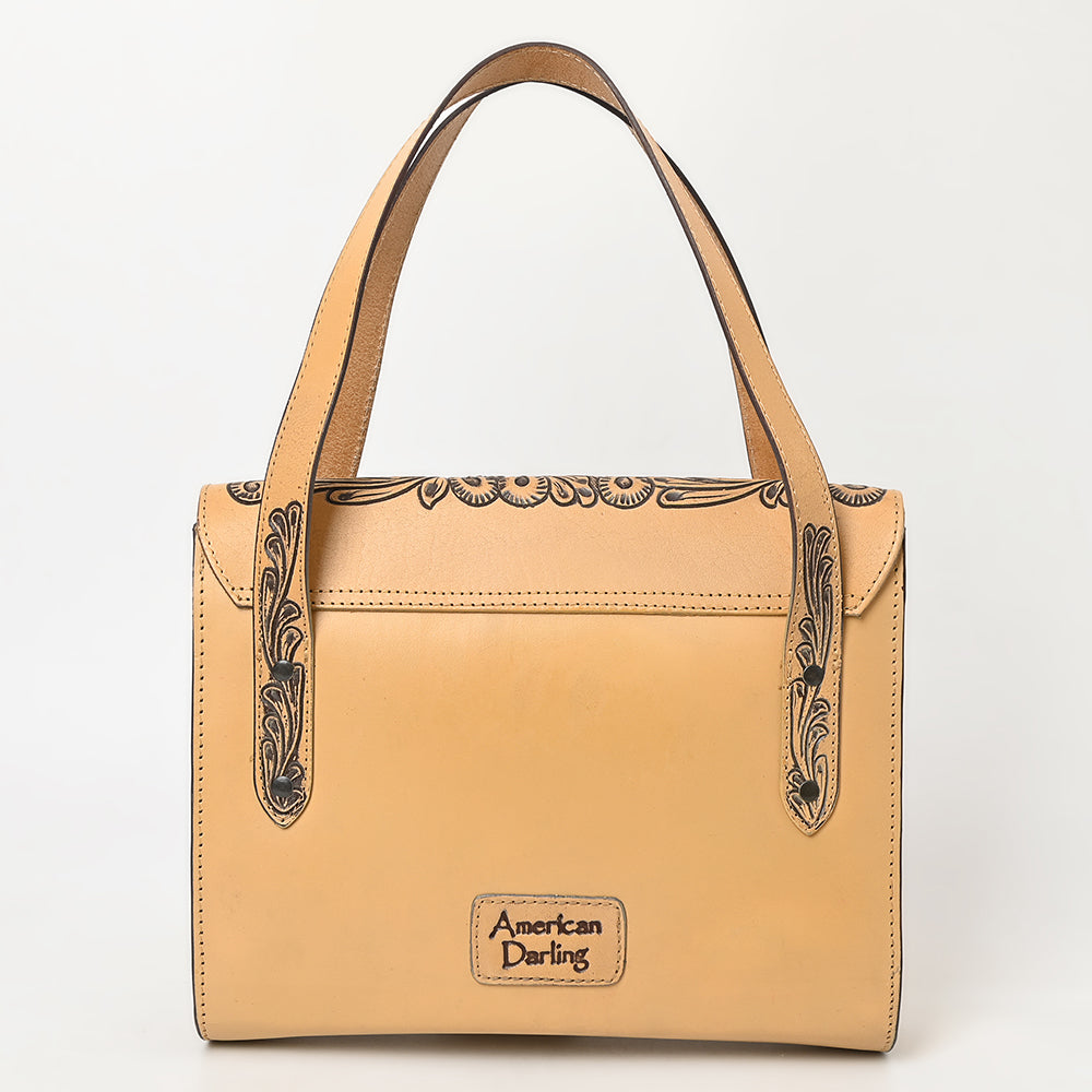 American Darling Hand-Tooled Genuine Leather Bag