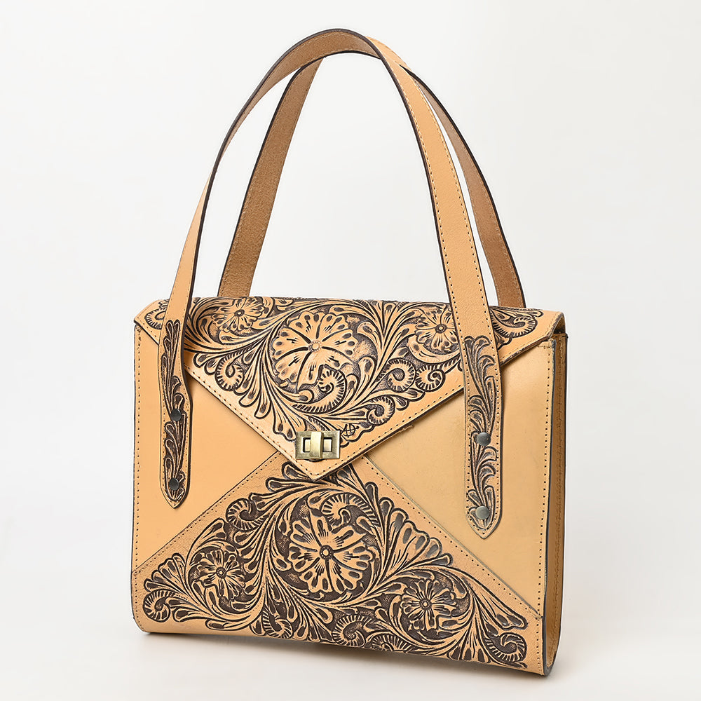 American Darling Hand-Tooled Genuine Leather Bag