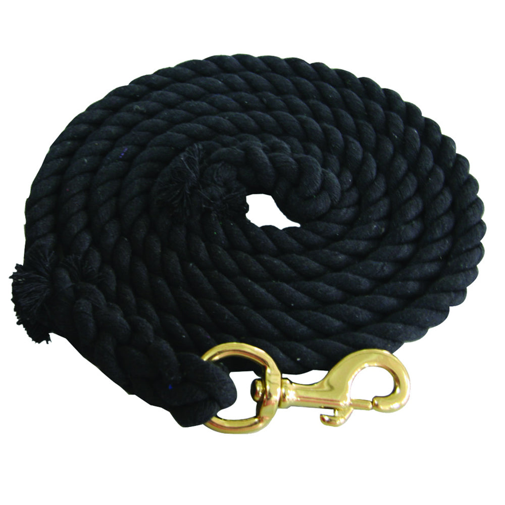 HILASON Western 10 In Cotton Lead Rope With Bolt Snap | Ropes For Horses Horse Lunge Line Braided Cord