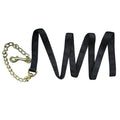 7 ft. Hilason Western Horse Flexible NYLON WEBBING LEAD/CHAIN-BK