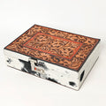 American Darling Hand-Tooled Hair-On Genuine Leather Bag