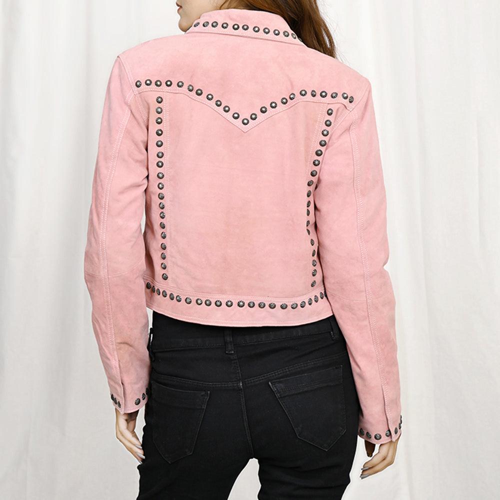 Genuine Vintage  leather Women shirt  jacket  dress ladies girl