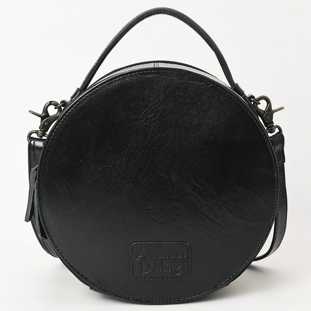 American Darling Canteen Hand Tooled Genuine Leather