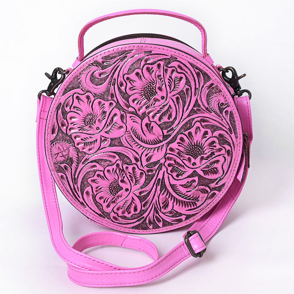 American Darling Canteen Hand Tooled Genuine Leather