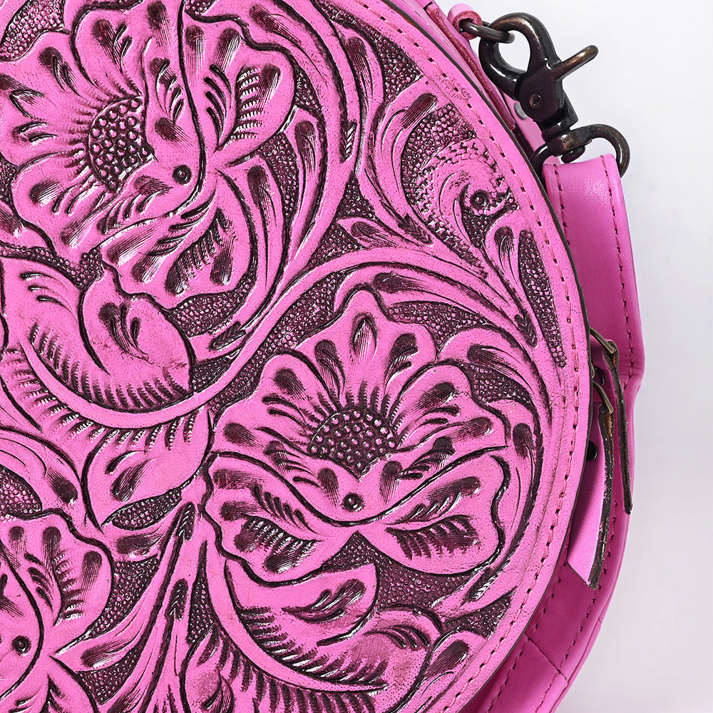 American Darling Canteen Hand Tooled Genuine Leather