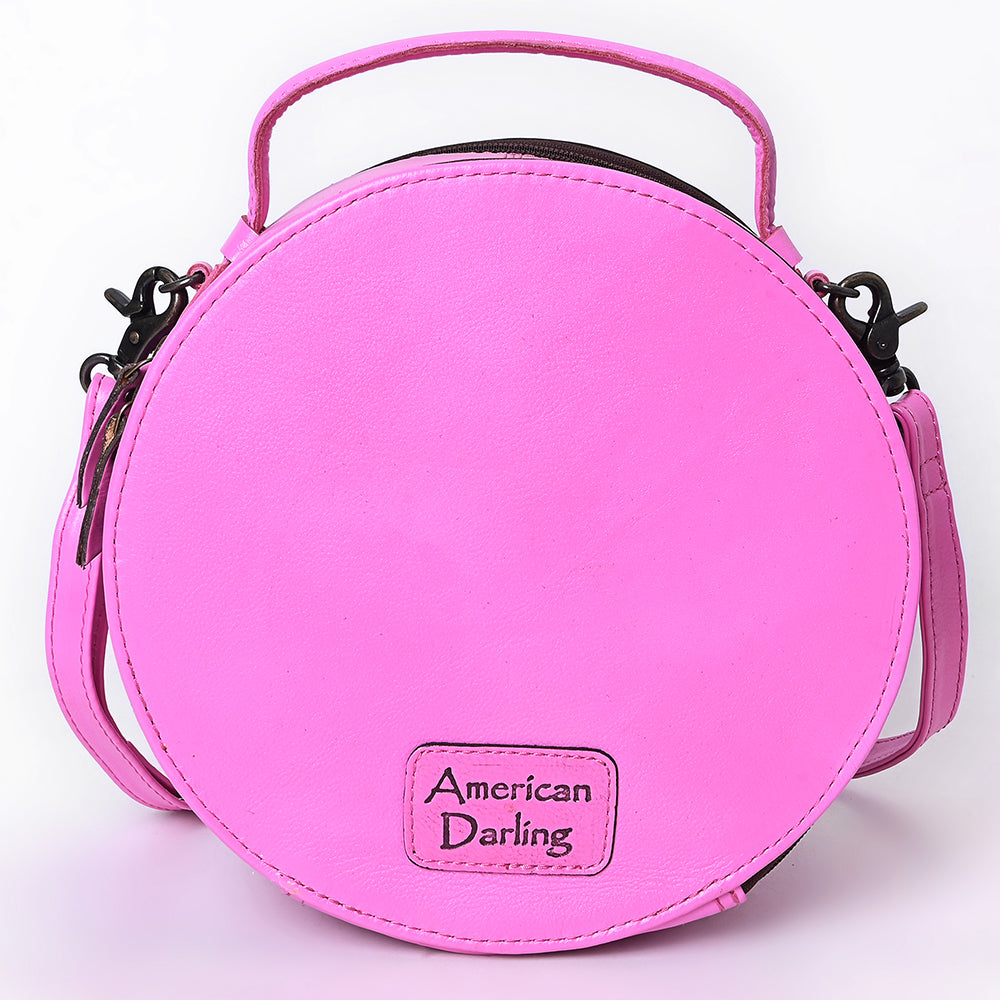 American Darling Canteen Hand Tooled Genuine Leather