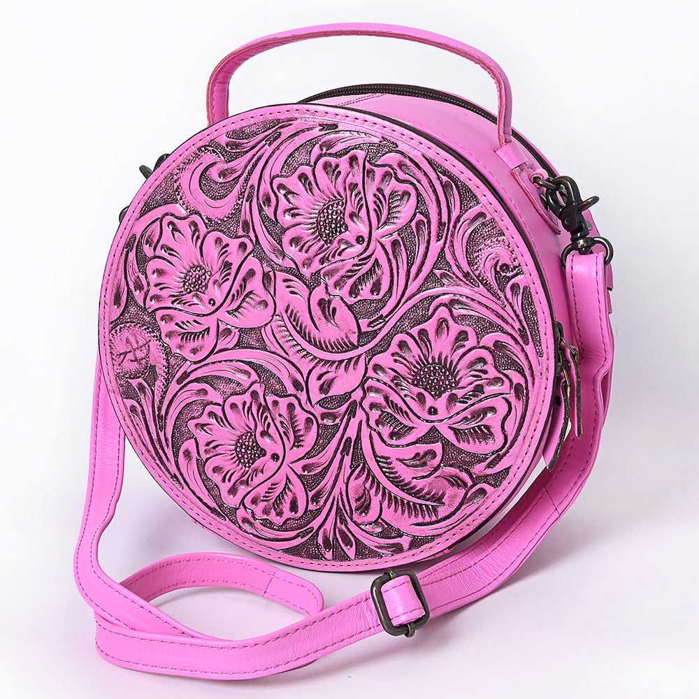 American Darling Canteen Hand Tooled Genuine Leather