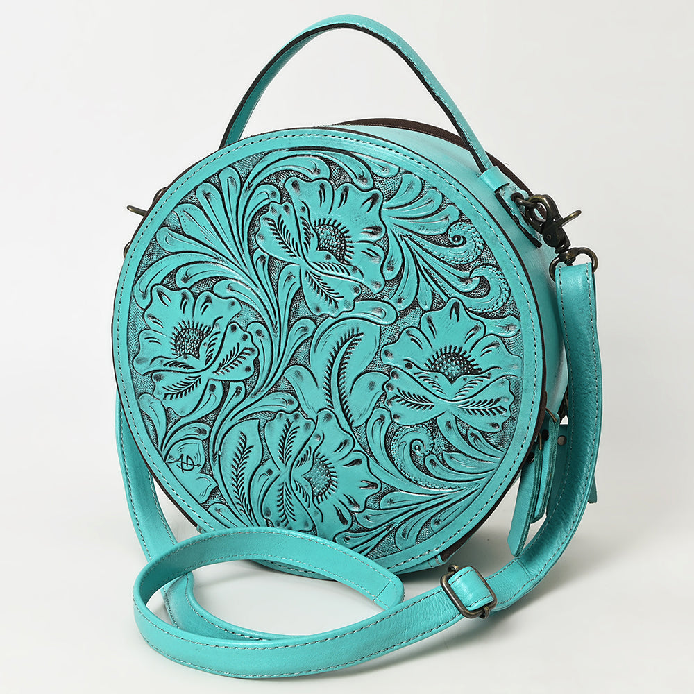 American Darling Canteen Hand Tooled Genuine Leather