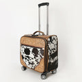 American Darling Travel Case Beautifully Hand Tooled Hair-On Genuine Leather