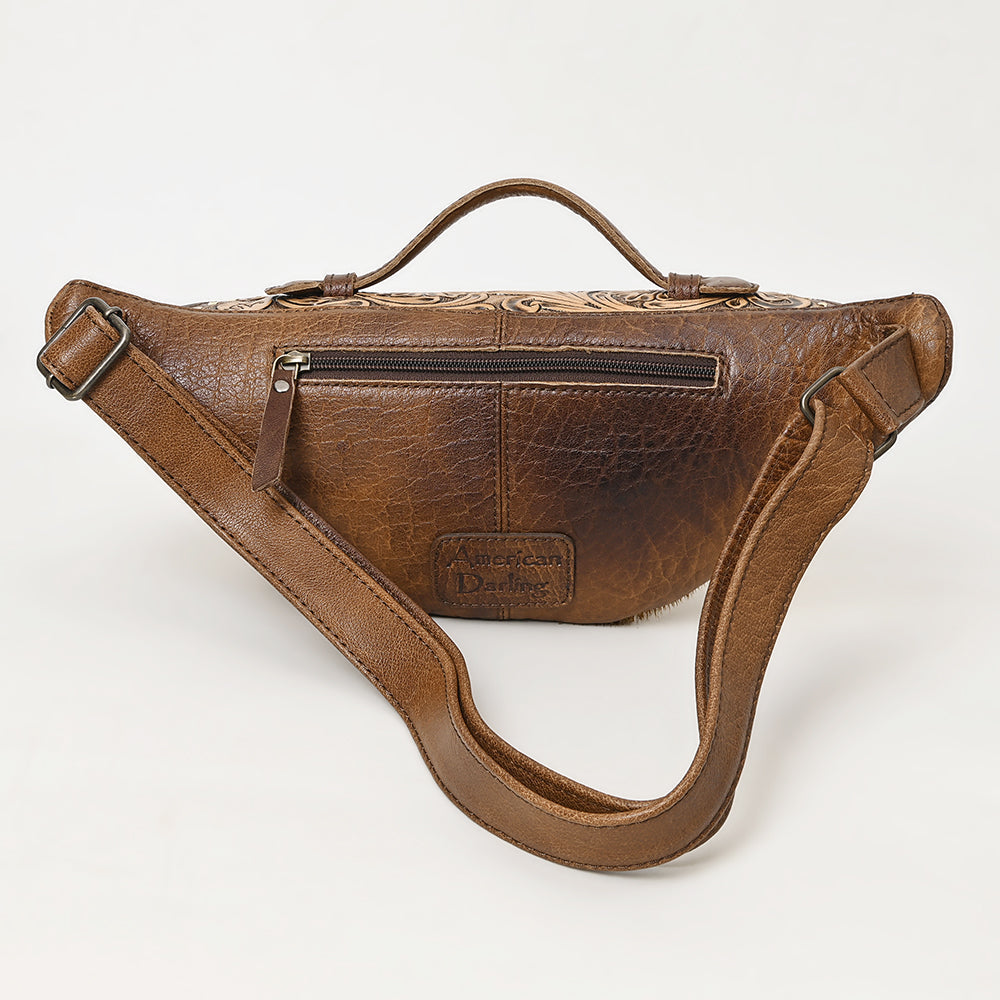 American Darling Hair-On Genuine Leather Pouch