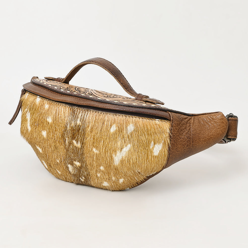 American Darling Hair-On Genuine Leather Pouch