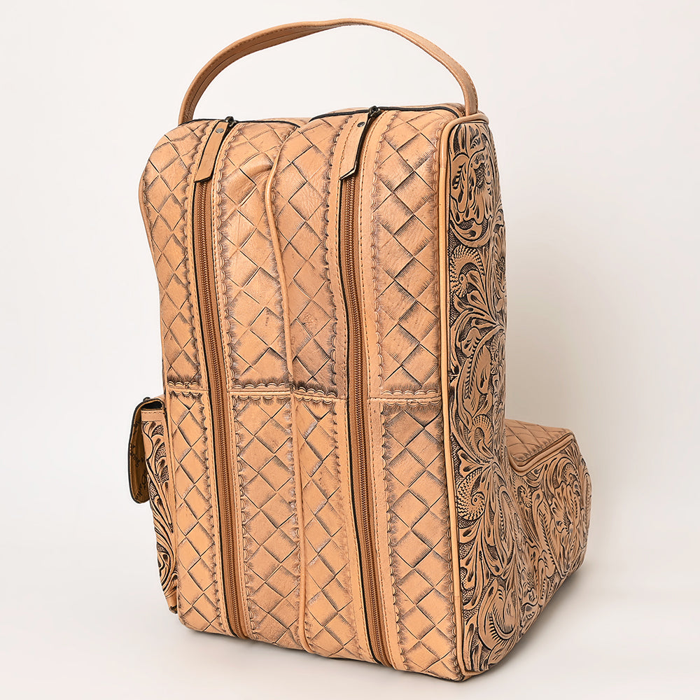 American Darling Hand-Tooled Genuine Leather Bag