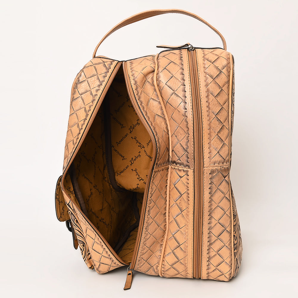American Darling Hand-Tooled Genuine Leather Bag