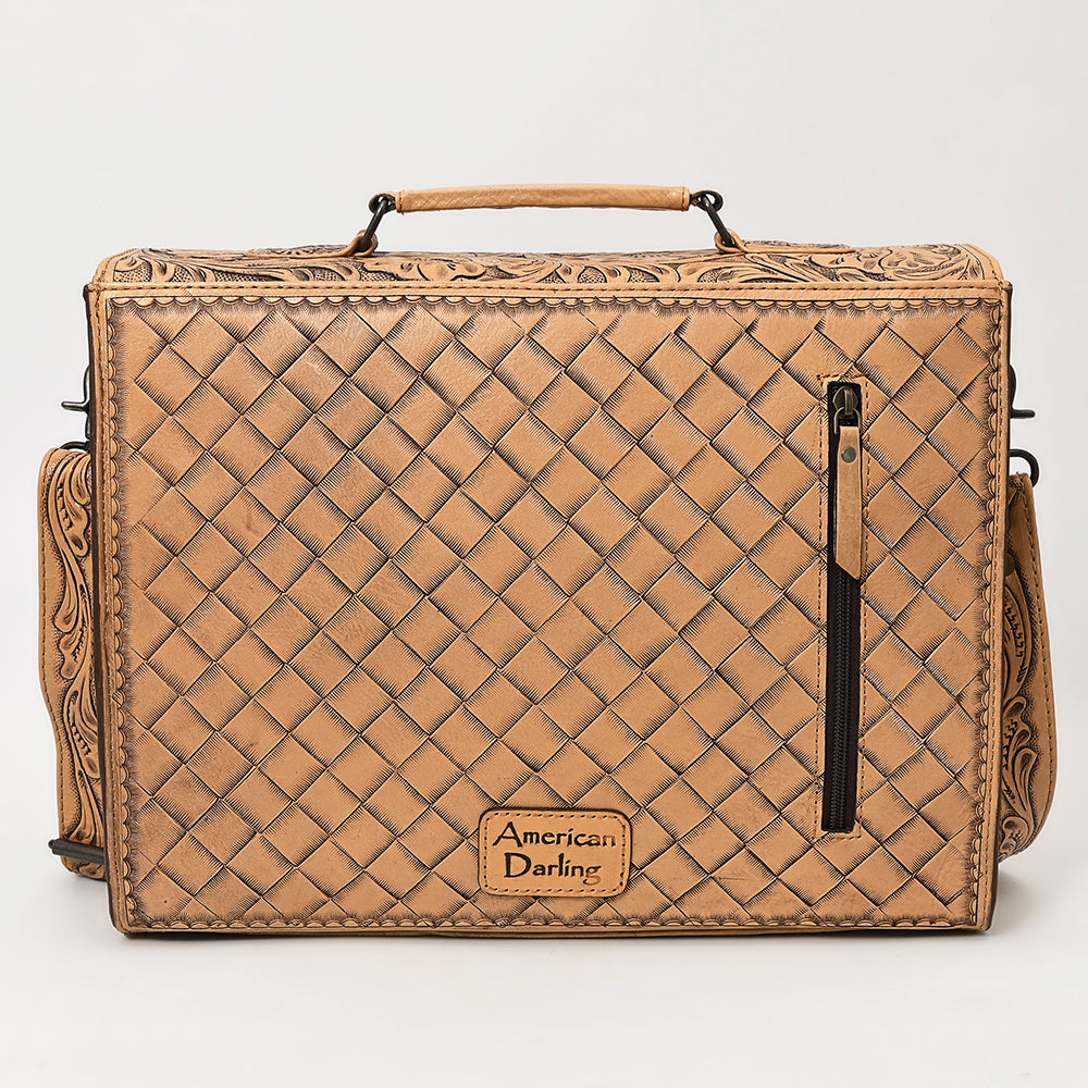 American Darling Hand-Tooled Genuine Leather Bag