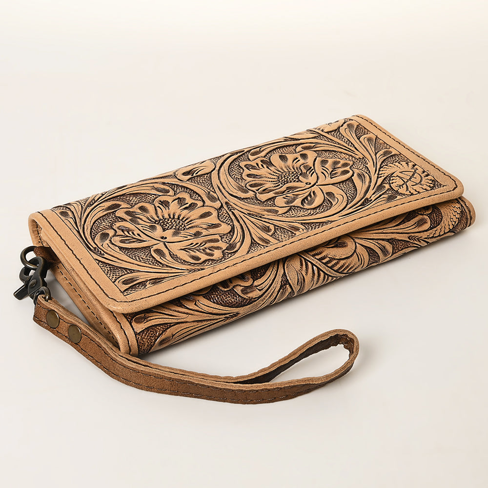 American Darling Hand-Tooled Genuine Leather Wallet