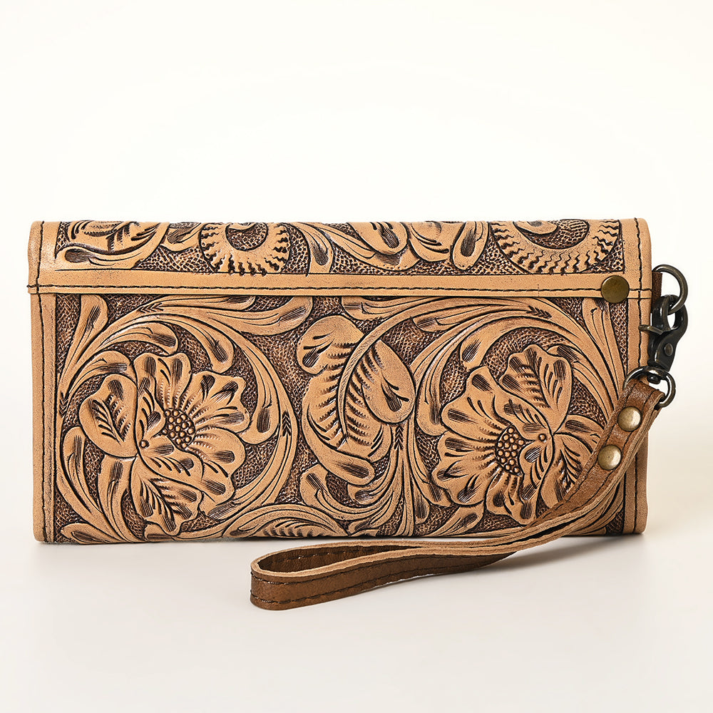 American Darling Hand-Tooled Genuine Leather Wallet