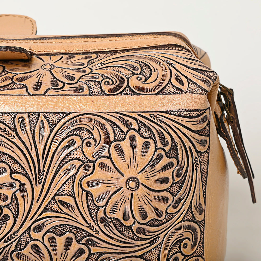 American Darling Hand-Tooled Genuine Leather Bag