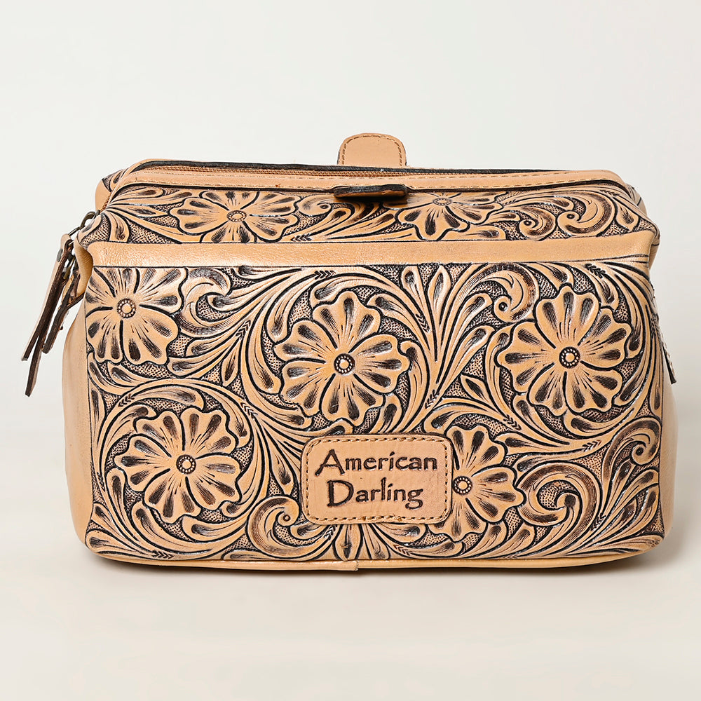 American Darling Hand-Tooled Genuine Leather Bag