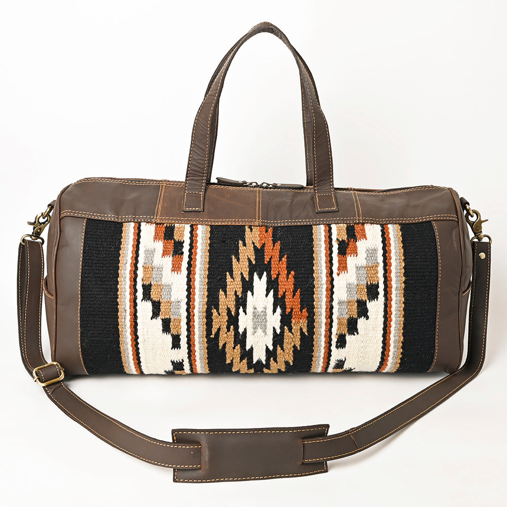 Ohlay Duffel Upcycled Wool Genuine Leather