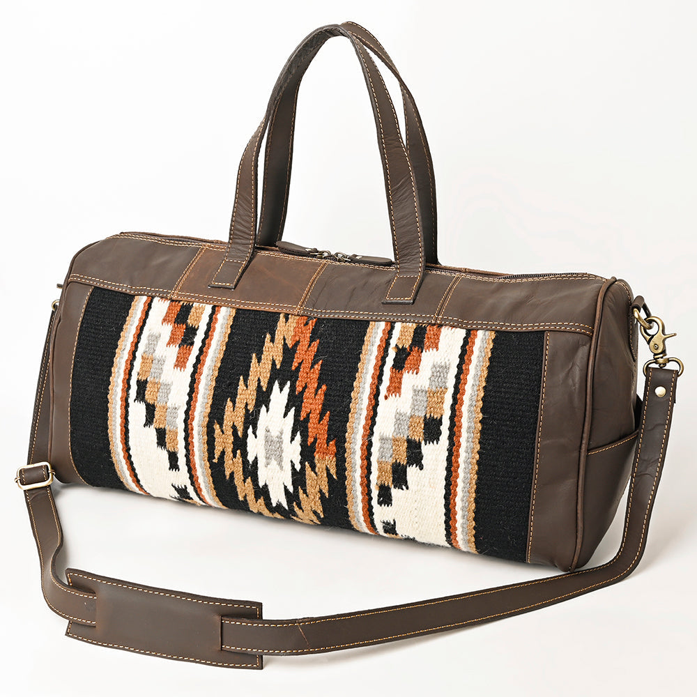 Ohlay Duffel Upcycled Wool Genuine Leather