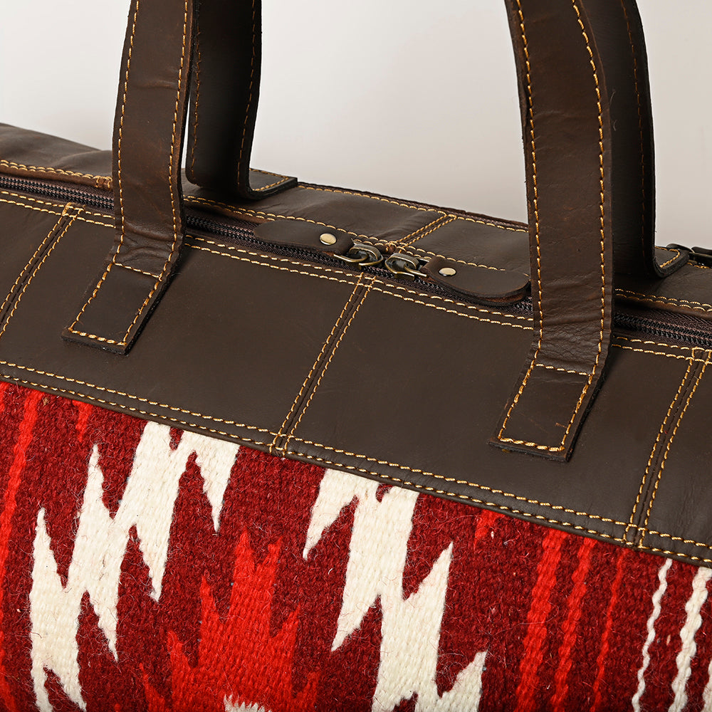 Ohlay Duffel Upcycled Wool Genuine Leather