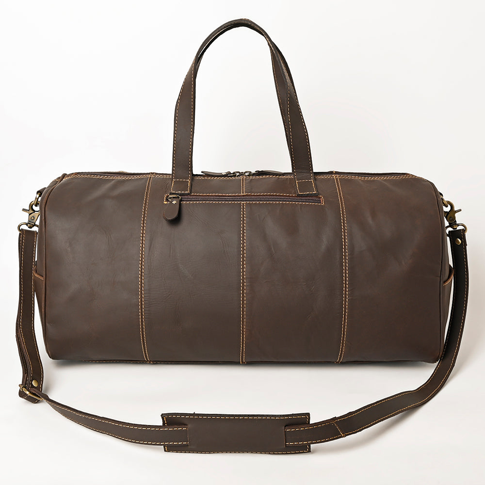 Ohlay Duffel Upcycled Wool Genuine Leather