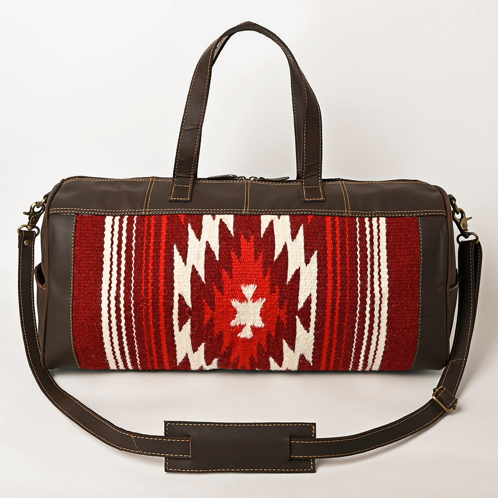 Ohlay Duffel Upcycled Wool Genuine Leather