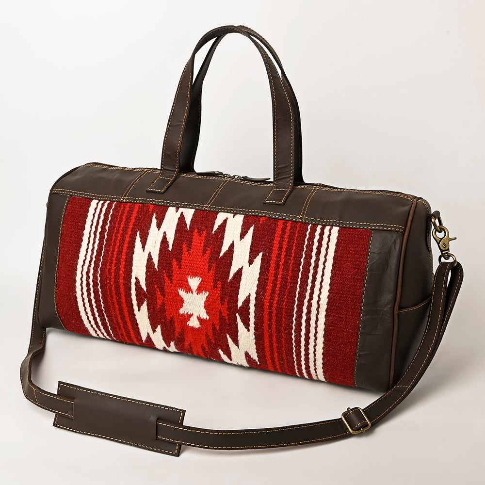 Ohlay Duffel Upcycled Wool Genuine Leather