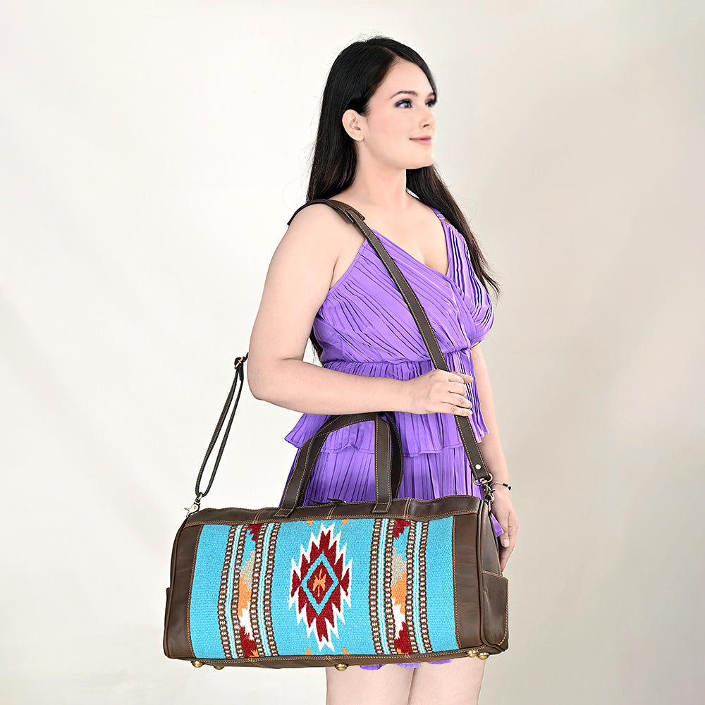 Ohlay Duffel Upcycled Wool Genuine Leather