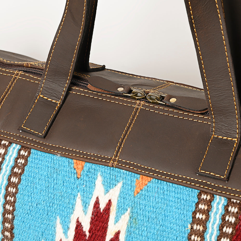 Ohlay Duffel Upcycled Wool Genuine Leather