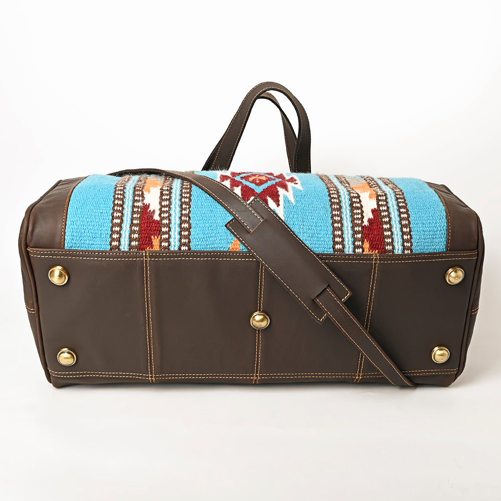 Ohlay Duffel Upcycled Wool Genuine Leather