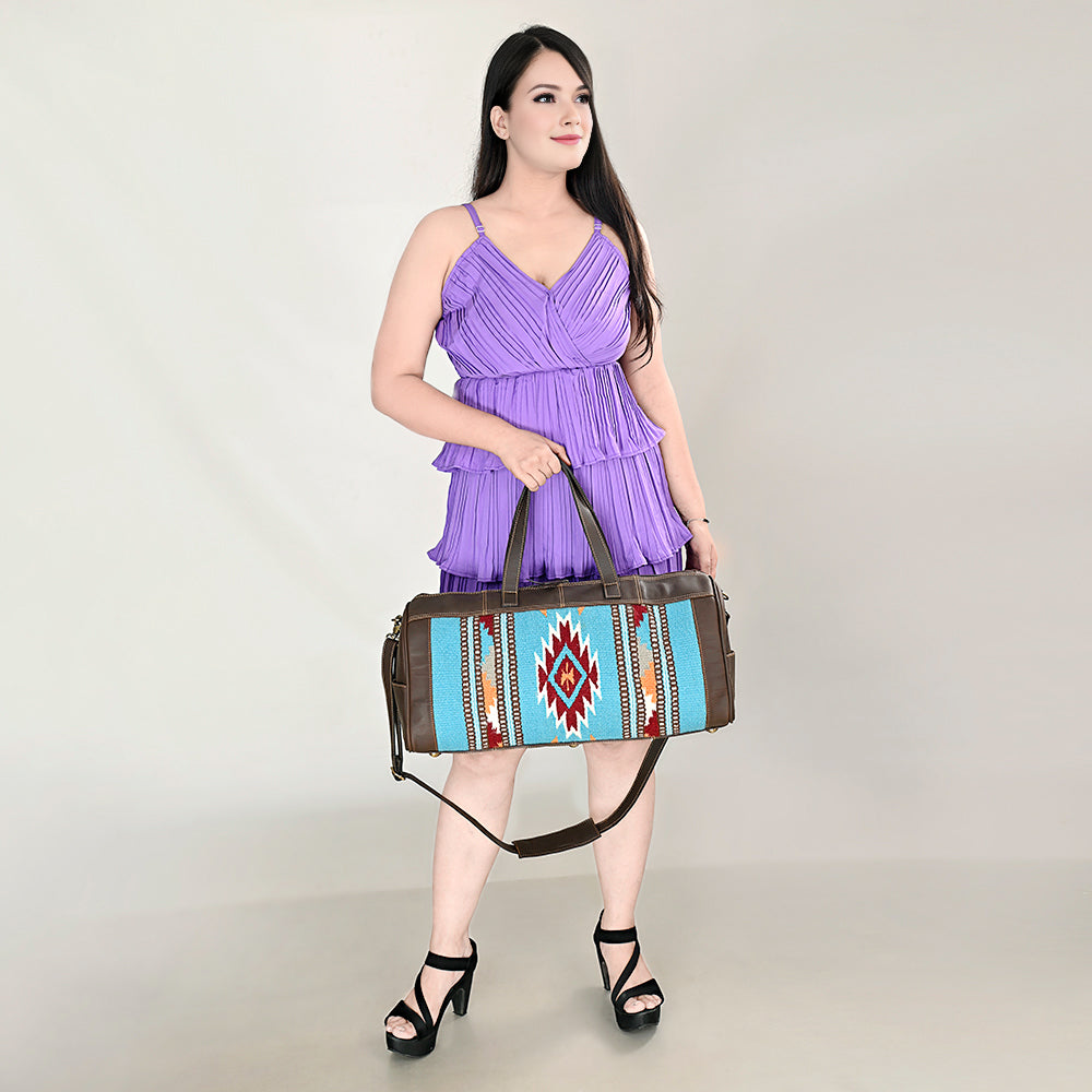 Ohlay Duffel Upcycled Wool Genuine Leather