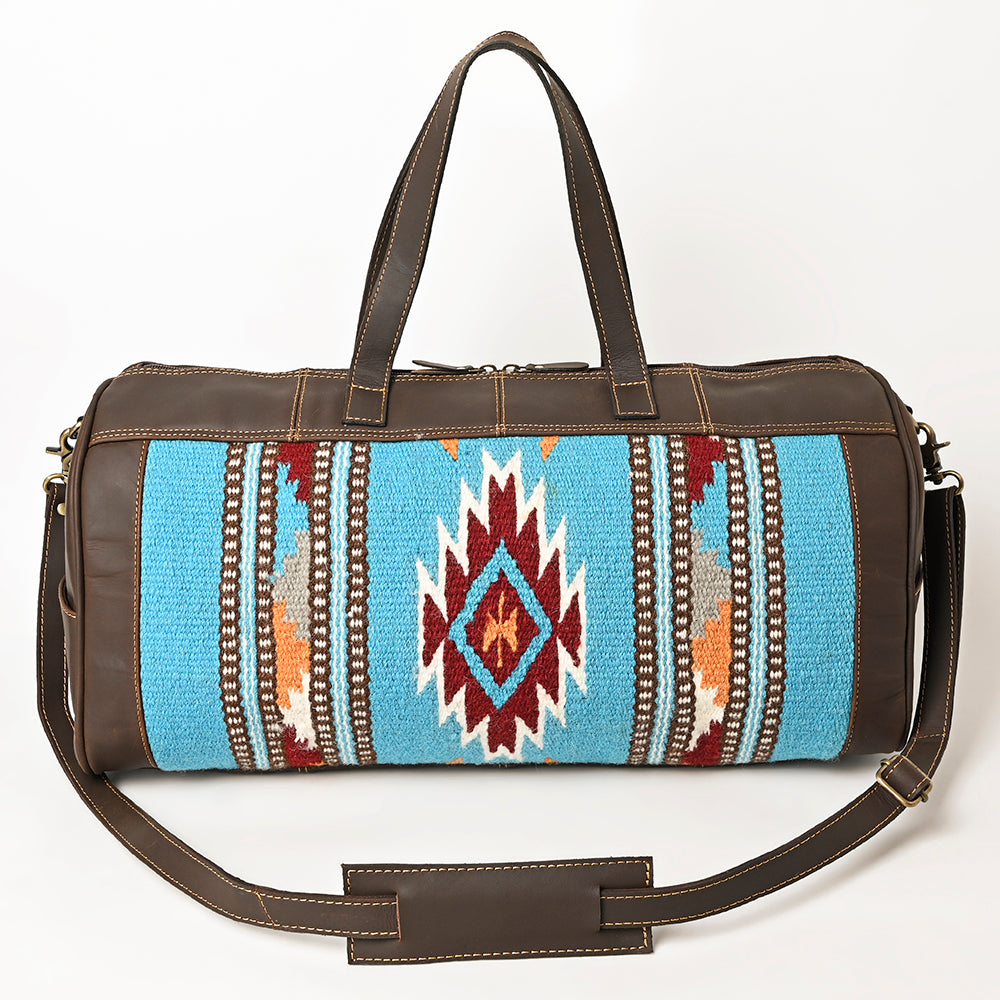 Ohlay Duffel Upcycled Wool Genuine Leather