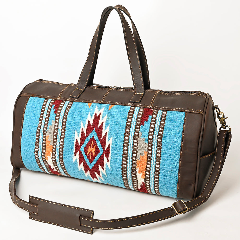 Ohlay Duffel Upcycled Wool Genuine Leather