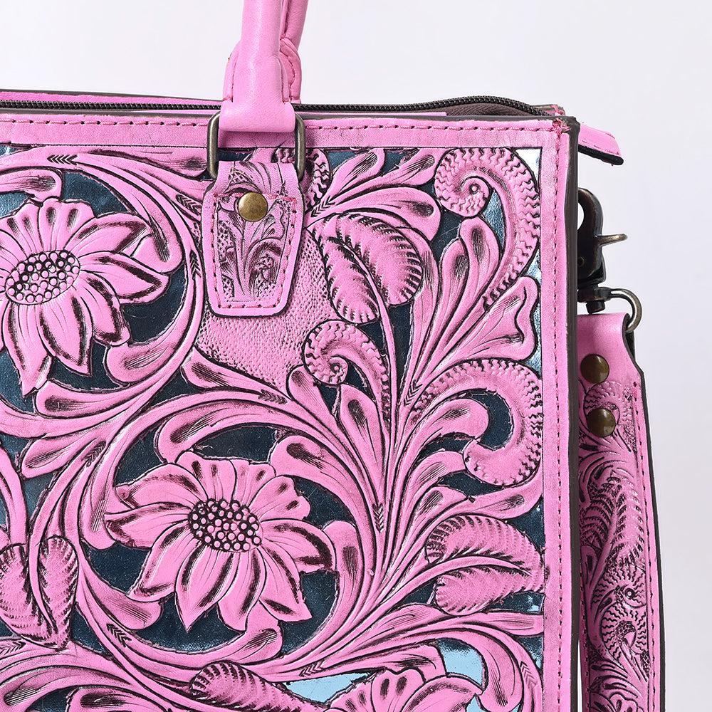 American Darling Hand-Tooled Genuine Leather Tote